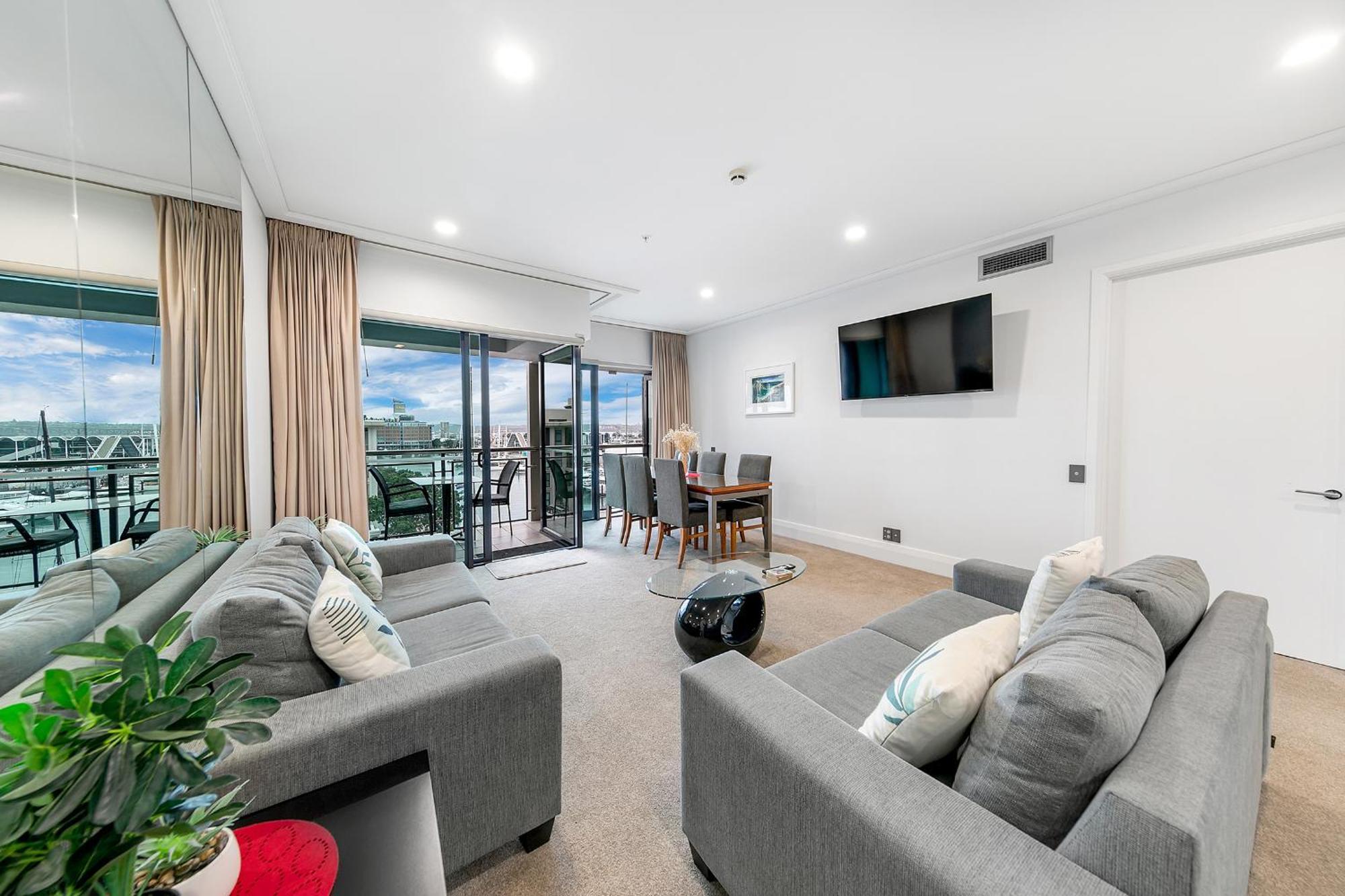 Sophisticated Spacious Apt W Stunning Harbour View Окленд Екстер'єр фото